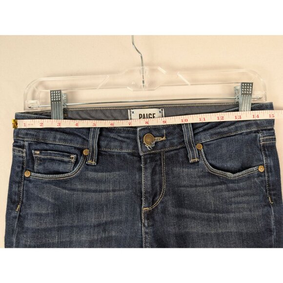 Paige Jeans Women's Size 24 Blue Jimmy Jimmy Skinny Dark Wash - Picture 5 of 11